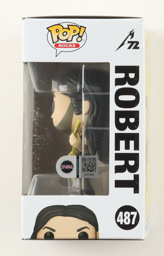 Robert Trujillo Signed "Metallica" #487 Robert Funko Pop! Vinyl Figure (SWAU) at PristineAuction.com Robert Trujillo Signed "Metallica" #487 Robert Funko Pop! Vinyl Figure (SWAU) at PristineAuction.com