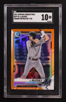 JJ Belday 2021 Bowman Chrome Prospects Oragne Refractor #BCP-93 RC #07/25 (SGC 10) at PristineAuction.com