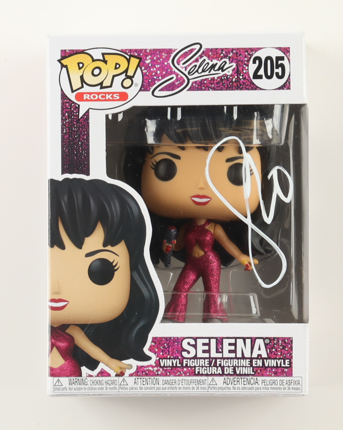 Jennifer Lopez Signed "Selena" #205 Selena Funko Pop! Vinyl Figure (PSA) at PristineAuction.com Jennifer Lopez Signed "Selena" #205 Selena Funko Pop! Vinyl Figure (PSA) at PristineAuction.com