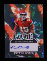Patrick Mahomes II 2025 Leaf Optichrome Aquatic Autographs Crystal Clownfish #APM2 #1/1 at PristineAuction.com