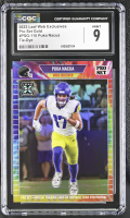 Puka Nacua 2023 Leaf Pro Set Web Exclusives Tie-Dye Prismatic #PSG110 RC #1/5 (CGC 9) at PristineAuction.com