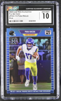 Puka Nacua 2023 Leaf Pro Set Web Exclusives Blue Prismatic #PSG110 RC #12/25 (CGC 10) at PristineAuction.com