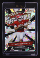 Fernando Mendoza 2025 Wild Card Comix Historical Improbable Record #FM01 #1/1 RC at PristineAuction.com