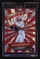 Fernando Mendoza 2025 Wild Card Comix Legend Red Pandora #FM010 #1/1 RC at PristineAuction.com