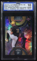 Paul Skenes 2024 Wild Card Auto Mania American Baseball Statue of Liberty Prismatic #AMACPS RC #1/1 (ISA 10) at PristineAuction.com