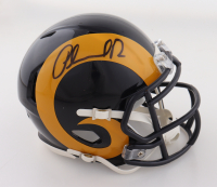 Orlando Pace Signed Rams Speed Mini Helmet (Beckett) at PristineAuction.com
