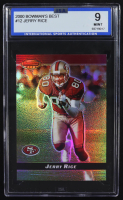Jerry Rice 2000 Bowman's Best #12 (ISA 9) at PristineAuction.com