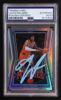Jalen Williams Signed 2022-23 Panini Chronicles Marquee #252 RC (PSA) at PristineAuction.com