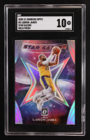 LeBron James 2020-21 Donruss Optic Star Gazing Holo #3 (SGC 10) at PristineAuction.com