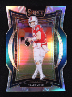 Drake Maye 2024 Select Prizm Silver Die Cut #27 RC at PristineAuction.com