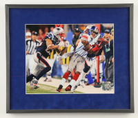 Mario Manningham Signed Giants Custom Framed Photo (Steiner) at PristineAuction.com
