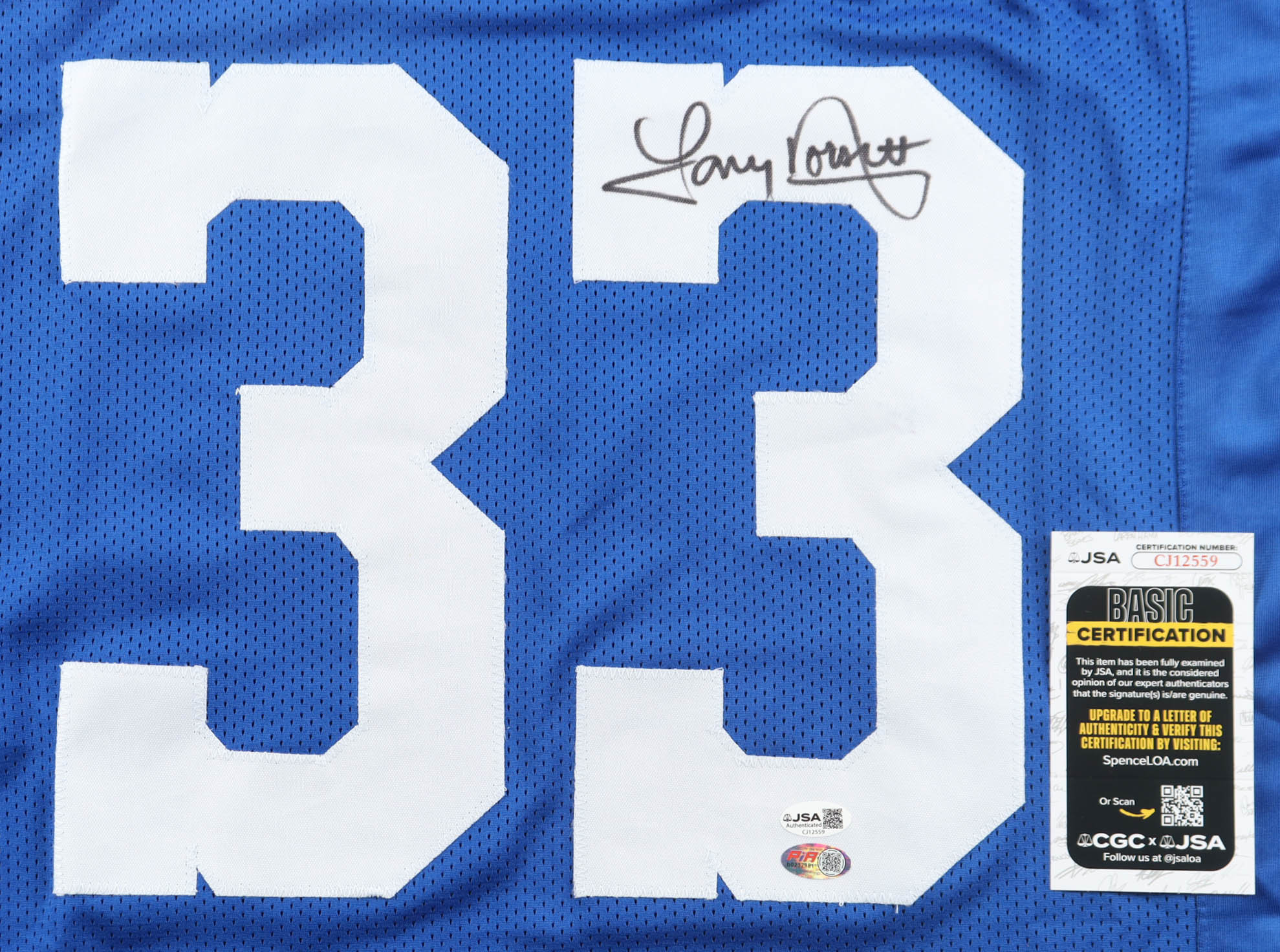 Tony Dorsett Signed Jersey (JSA) at PristineAuction.com Tony Dorsett Signed Jersey (JSA) at PristineAuction.com