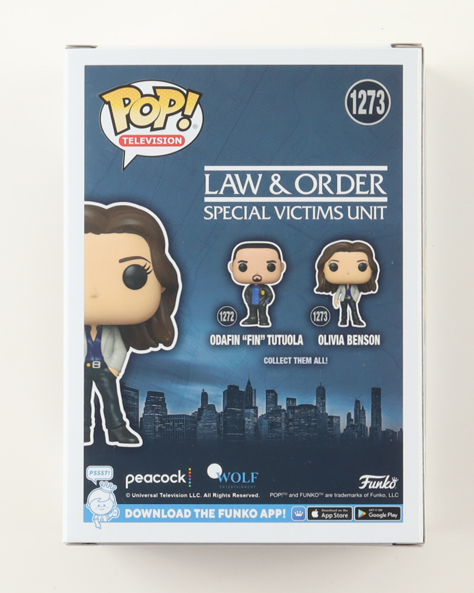 Mariska Hargitay Signed "Law & Order: Special Victims Unit" #1273 Olivia Benson Funko Pop! Vinyl Figure (JSA) at PristineAuction.com Mariska Hargitay Signed "Law & Order: Special Victims Unit" #1273 Olivia Benson Funko Pop! Vinyl Figure (JSA) at PristineAuction.com
