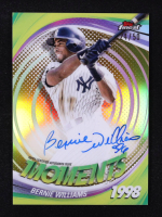 Bernie Williams 2025 Finest Moments Autographs Gold Refractors #FMABWI #24/50 at PristineAuction.com
