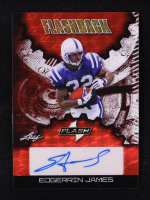 Edgerrin James 2025 Leaf Flash Flashback Autographs Super Prismatic Red #FLAEJ1 #1/1 at PristineAuction.com