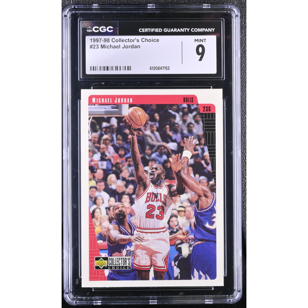 Michael Jordan 1997-98 Collector's Choice #23 (CGC 9) at PristineAuction.com