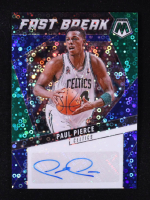 Paul Pierce 2024-25 Panini Mosaic Autographs Fast Break Blue #91 #18/25 at PristineAuction.com