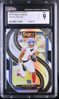Malik Nabers 2024 Select Prizm Silver Die Cut #116 RC (CGC 9) at PristineAuction.com