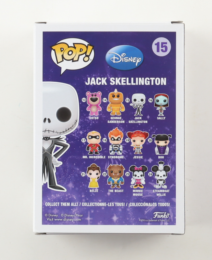 Danny Elfman Signed "Disney" #15 Jack Skellington Funko Pop! Vinyl Figure (JSA) at PristineAuction.com Danny Elfman Signed "Disney" #15 Jack Skellington Funko Pop! Vinyl Figure (JSA) at PristineAuction.com
