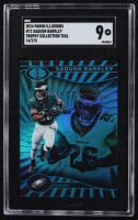 Saquon Barkley 2024 Panini Illusions Trophy Collection Teal #72 #74/175 (SGC 9) at PristineAuction.com