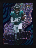 Travis Hunter 2025 Panini Revolution New Wave Blue Storm #7 RC #06/15 at PristineAuction.com
