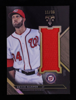 Bryce Harper 2016 Topps Triple Threads Unity Jumbo Relics #UJRBHA #11/36 at PristineAuction.com