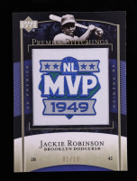 Jackie Robinson 2007 Upper Deck Premier Stitchings 10 #PS14 #01/10 at PristineAuction.com