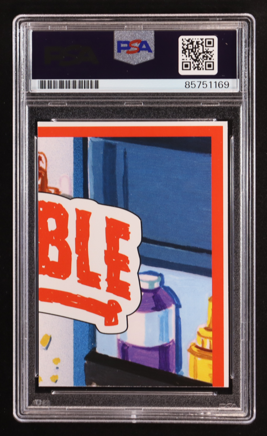 Jennifer Tilly Signed Garbage Pail Kids Series 4 Horrorible Kids Tough Tiffany #82a (PSA) at PristineAuction.com Jennifer Tilly Signed Garbage Pail Kids Series 4 Horrorible Kids Tough Tiffany #82a (PSA) at PristineAuction.com