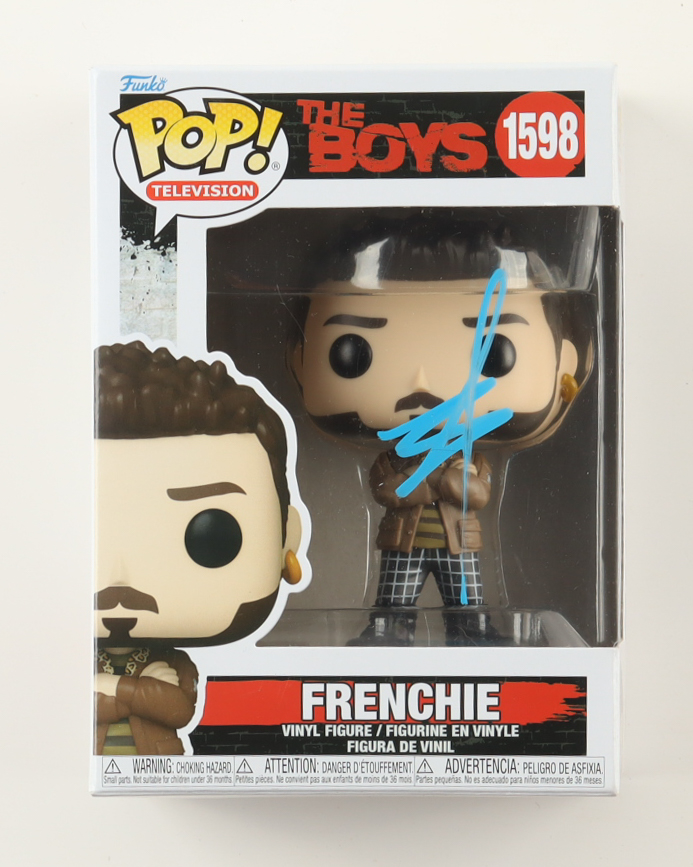 Tomer Capone Signed "The Boys" Frenchie #1598 Funko Pop! Vinyl Figure (JSA) at PristineAuction.com Tomer Capone Signed "The Boys" Frenchie #1598 Funko Pop! Vinyl Figure (JSA) at PristineAuction.com