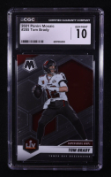 Tom Brady 2021 Panini Mosaic #285 MVP (CGC 10) at PristineAuction.com