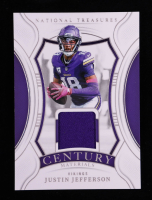 Justin Jefferson 2024 Panini National Treasures Century Materials #62 #91/99 at PristineAuction.com