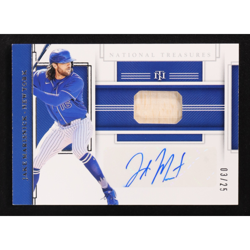 Jake Marisnick 2020 Panini National Treasures Game Gear Material Signatures #32 #03/25 at PristineAuction.com