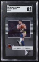 Magic Johnson 2007-08 Topps Letterman #50 #503/599 (SGC 8) at PristineAuction.com