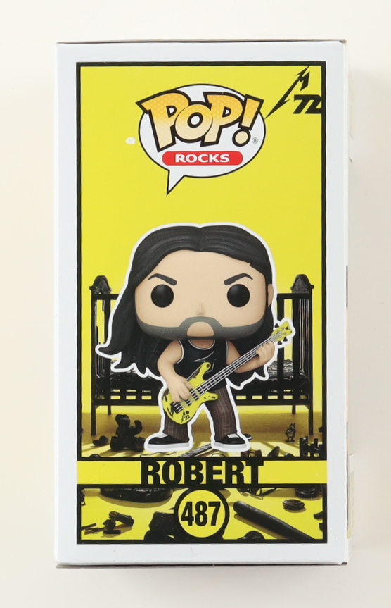 Robert Trujillo Signed "Metallica" #487 Robert Funko Pop! Vinyl Figure (PSA) at PristineAuction.com Robert Trujillo Signed "Metallica" #487 Robert Funko Pop! Vinyl Figure (PSA) at PristineAuction.com
