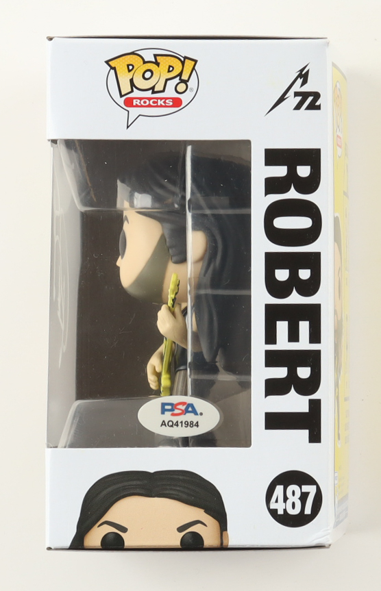 Robert Trujillo Signed "Metallica" #487 Robert Funko Pop! Vinyl Figure (PSA) at PristineAuction.com Robert Trujillo Signed "Metallica" #487 Robert Funko Pop! Vinyl Figure (PSA) at PristineAuction.com