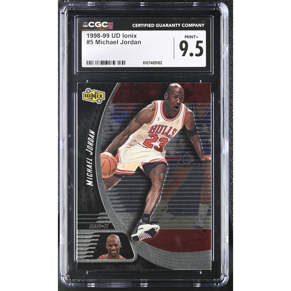 Michael Jordan 1998-99 UD Ionix #5 (CGC 9.5) at PristineAuction.com