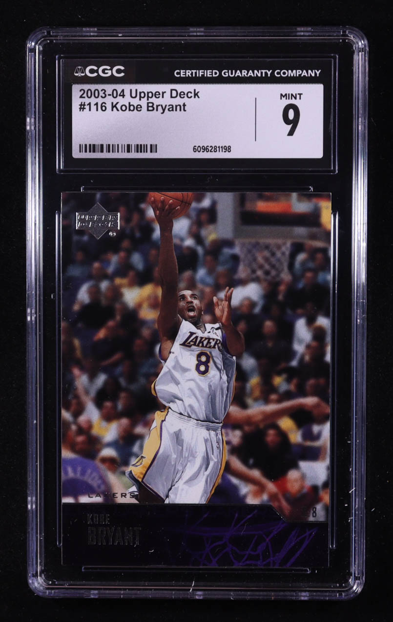 Kobe Bryant 2003-04 Upper Deck #116 (CGC 9) at PristineAuction.com Kobe Bryant 2003-04 Upper Deck #116 (CGC 9) at PristineAuction.com
