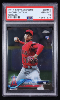 Shohei Ohtani 2018 Topps Chrome Update #HMT1 RC (PSA 10) at PristineAuction.com