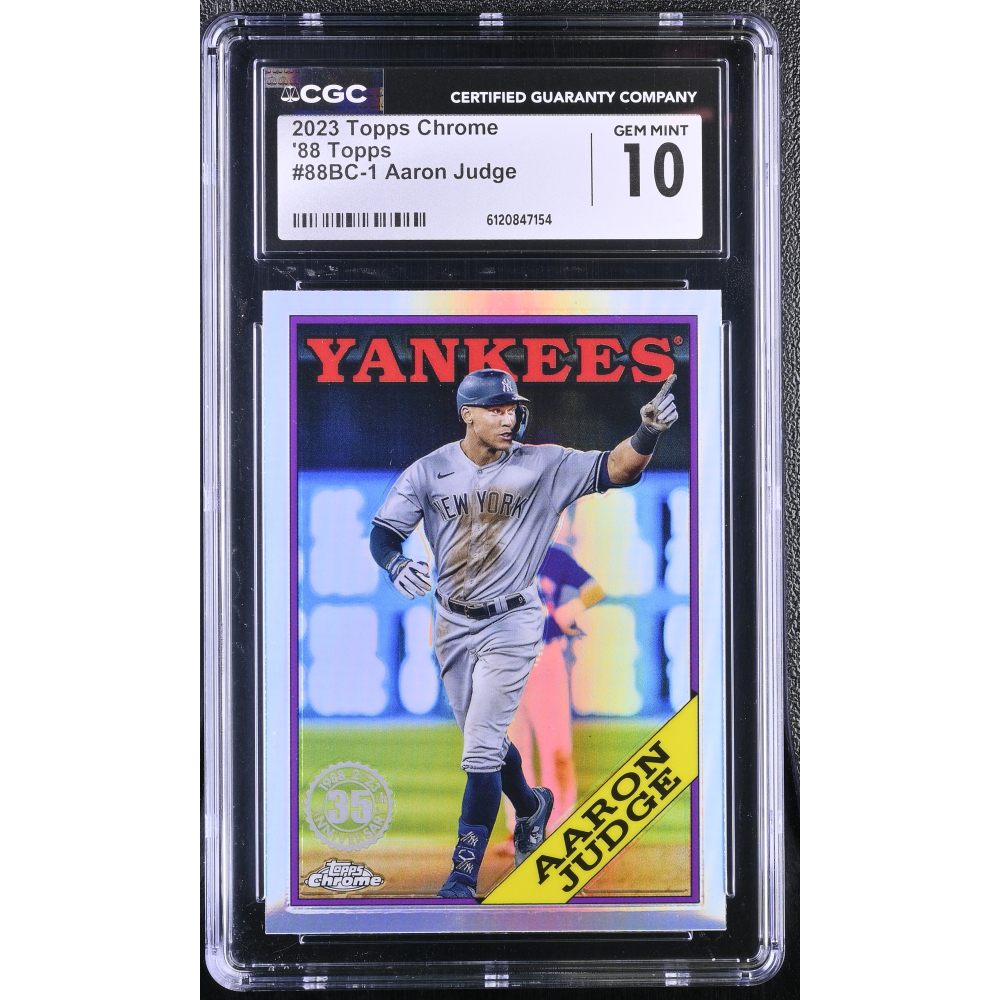 Aaron Judge 2023 Topps Chrome '88 Topps #88BC1 (CGC 10) at PristineAuction.com
