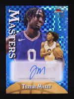 Tyrese Maxey 2024-25 Finest Masters Autographs Blue X-Fractors #MATM #11/99 at PristineAuction.com