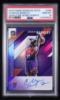 Charles Barkley 2019-20 Donruss Optic Signature Series Purple #49 EXCH (PSA 10) at PristineAuction.com