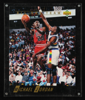 Michael Jordan 1993 LE Upper Deck All NBA Team #AN1 Jumbo at PristineAuction.com