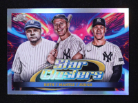 Mickey Mantle / Aaron Judge / Babe Ruth 2025 Topps Cosmic Chrome Triple Star Clusters #TSC2 at PristineAuction.com