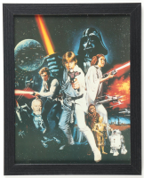 1977 Vintage Star Wars Original Custom Framed Art Print Display at PristineAuction.com
