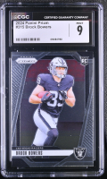 Brock Bowers 2024 Panini Prizm #315 RC (CGC 9) at PristineAuction.com