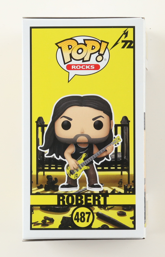 Robert Trujillo Signed "Metallica" #487 Robert Funko Pop! Vinyl Figure (PSA) at PristineAuction.com Robert Trujillo Signed "Metallica" #487 Robert Funko Pop! Vinyl Figure (PSA) at PristineAuction.com
