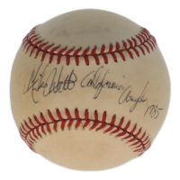 Mike Witt Signed ONL Baseball Inscribed "California Angels 1985" (JSA) at PristineAuction.com