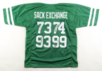 "New York Sack Exchange" Jersey Signed by (4) with Mark Gastineau, Joe Klecko, Marty Lyons, & Abdul Salaam (JSA) at PristineAuction.com