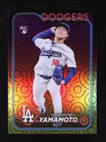 Yoshinobu Yamamoto 2024 Topps Summer Foil #553 RC at PristineAuction.com