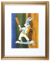Nolan Ryan Signed 1992 "Looney Tunes" Custom Framed Original Film Cel Display (PSA) at PristineAuction.com